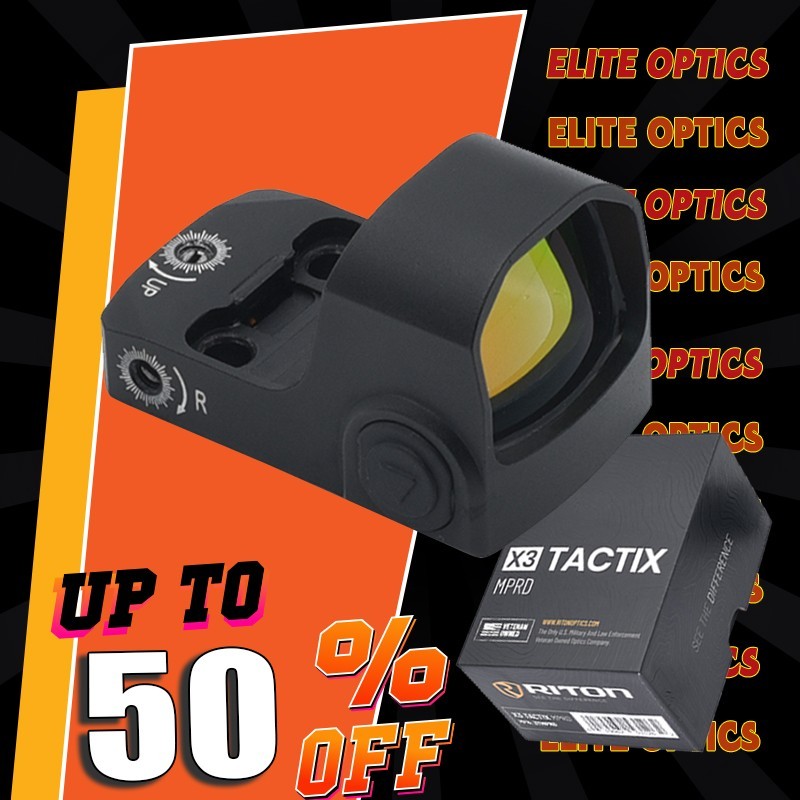 Riton Optics X3 Tactix MPRD 3 MOA Red Dot Sight for Hunting Rifle (019962531262)