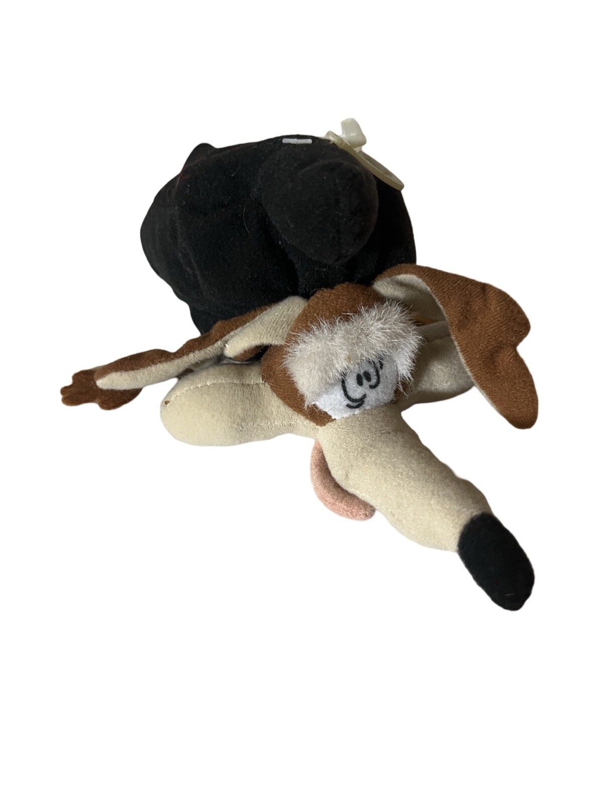 Vintage Looney Tunes Wile E Coyote 9” Beanbag Plush Applause Anvil Crush RARE