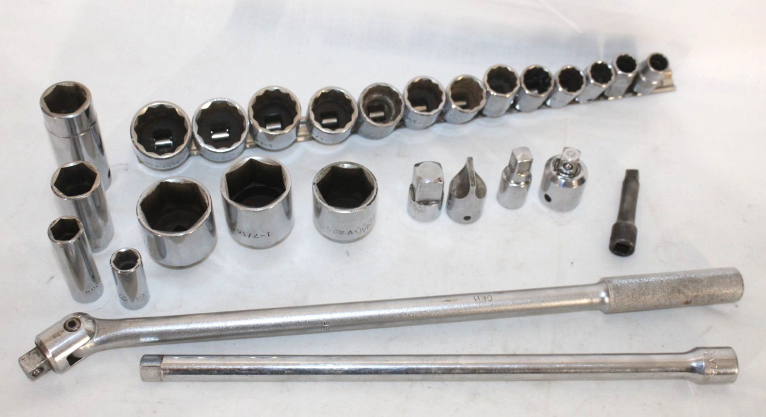 MAC Tools Sockets Lot 27pc. 3/8, 1/2, 3/4 Drive, 1/2\