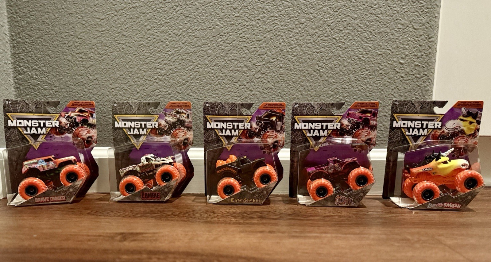 Monster Jam Spooky Collection Set Of 5 Monster Jam Spooky Collection Set Of 5