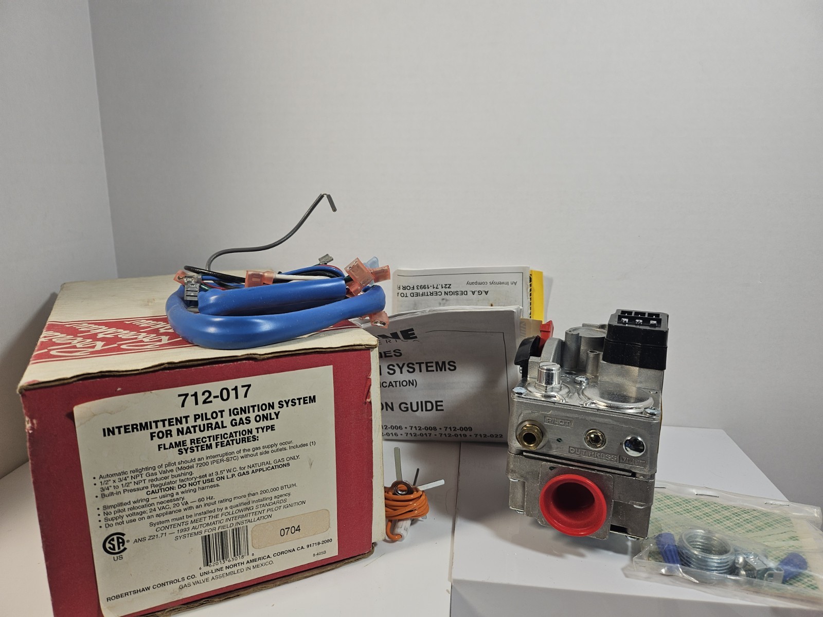 New Robertshaw 712-017 Intermittent Pilot ignition System for Natural Gas READ New Robertshaw 712-017 Intermittent Pilot ignition System for Natural Gas READ