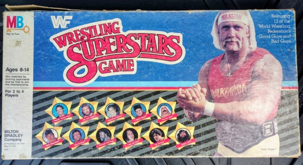 RARE Vintage 1985 Milton Bradley WWF Wrestling Superstars Game Open Box / Unused RARE Vintage 1985 Milton Bradley WWF Wrestling Superstars Game Open Box / Unused