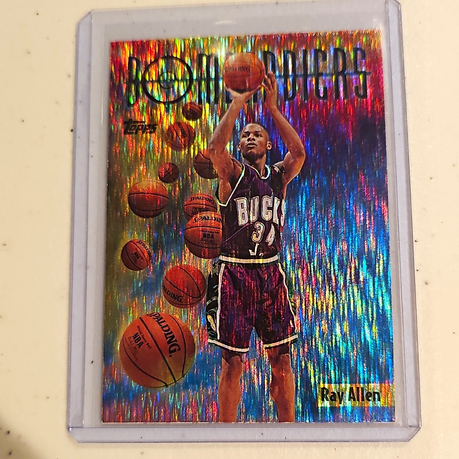 Topps 1998-99 Season\'s Best Bombardiers Insert Ray Allen Bucks #SB9
