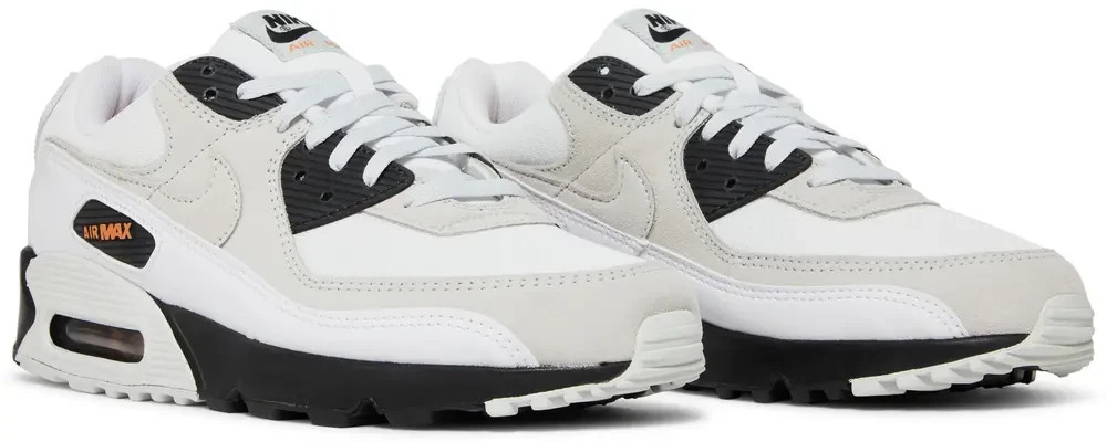 Nike Air Max 90 White Black Hot Curry DM0029-100 Men\'s Size 10