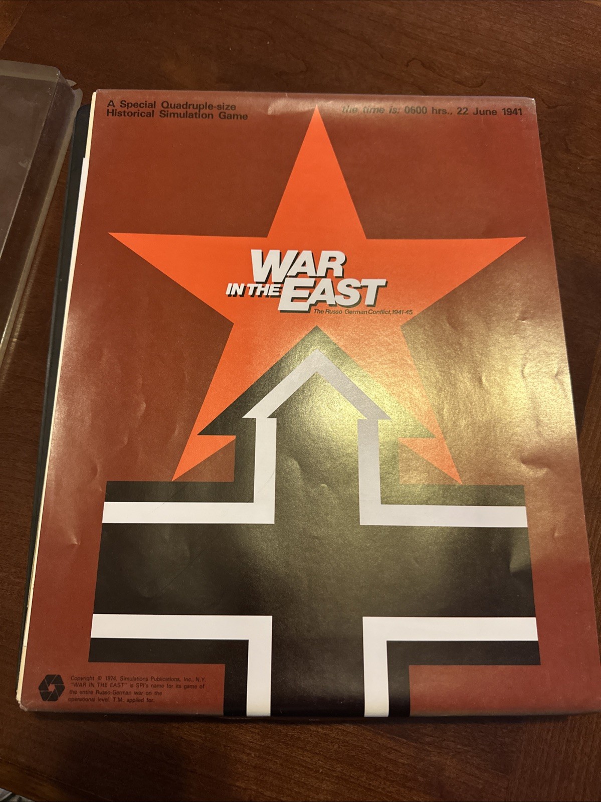 SPI WAR In The EAST War on the Russian Front (UNPUNCHED) Tray SPI WAR In The EAST War on the Russian Front (UNPUNCHED) Tray