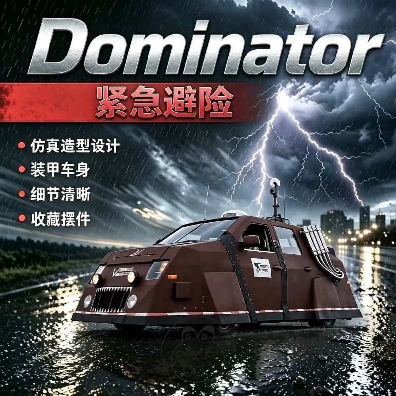 Dominator‑I Storm Chaser Deployable Tornado Intercept Vehicle Kit