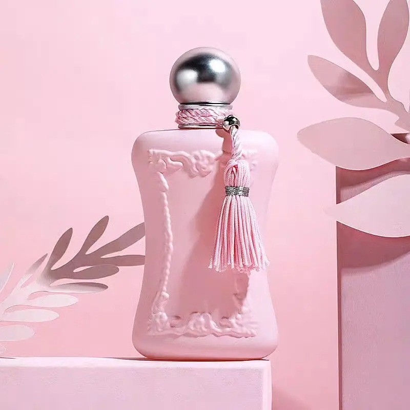 Delina Perfume Women\'s Elegant Floral Fragrance Pink Tassel Bottle Daily Wear