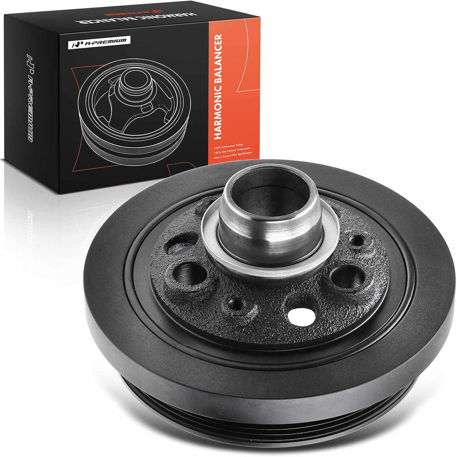 Engine Harmonic Balancer Crankshaft Pulley Compatible with Jeep,OHV V8 5.7L 6.4L