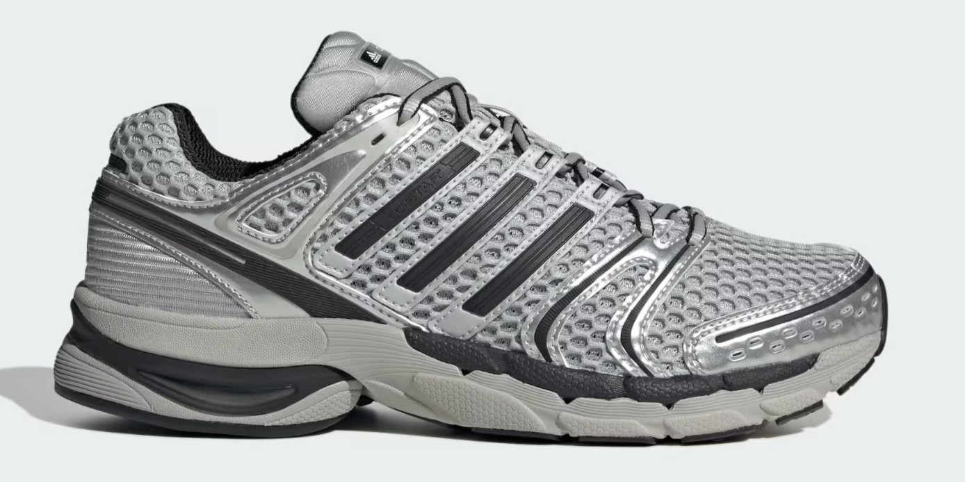 adidas Adistar Control 5 Grey Black Silver Metallic KI6154 Men's adidas Adistar Control 5 Grey Black Silver Metallic KI6154 Men's