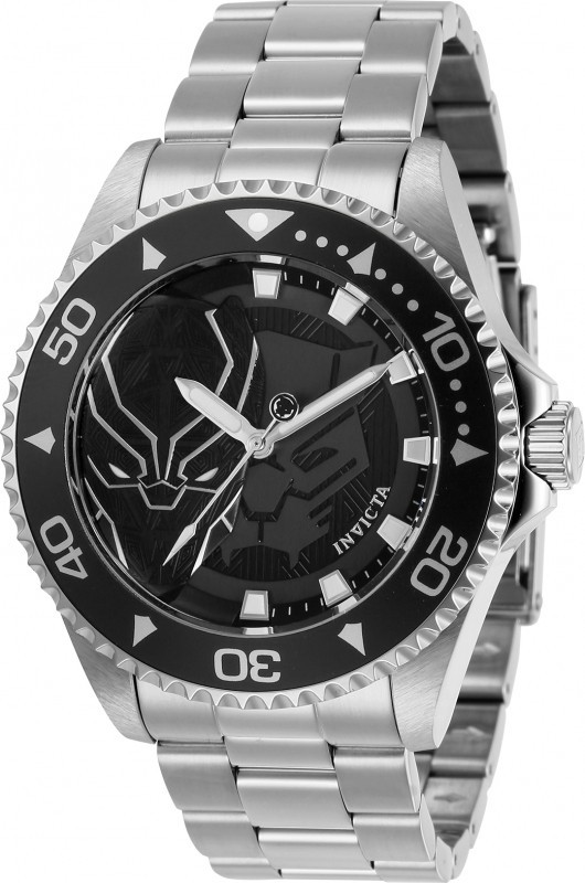 Invicta Men\'s Marvel Black Panther Dial Quartz Watch 29685 Invicta Men\'s Marvel Black Panther Dial Quartz Watch 29685