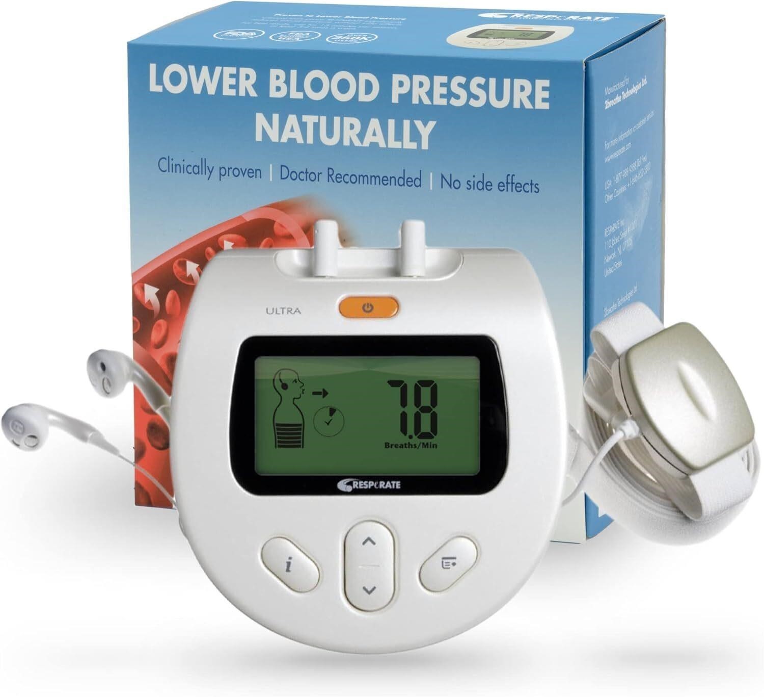 RESPeRATE Ultra Blood Pressure Lowering Device, Doctor Recommended Non-Drug NEW RESPeRATE Ultra Blood Pressure Lowering Device, Doctor Recommended Non-Drug NEW