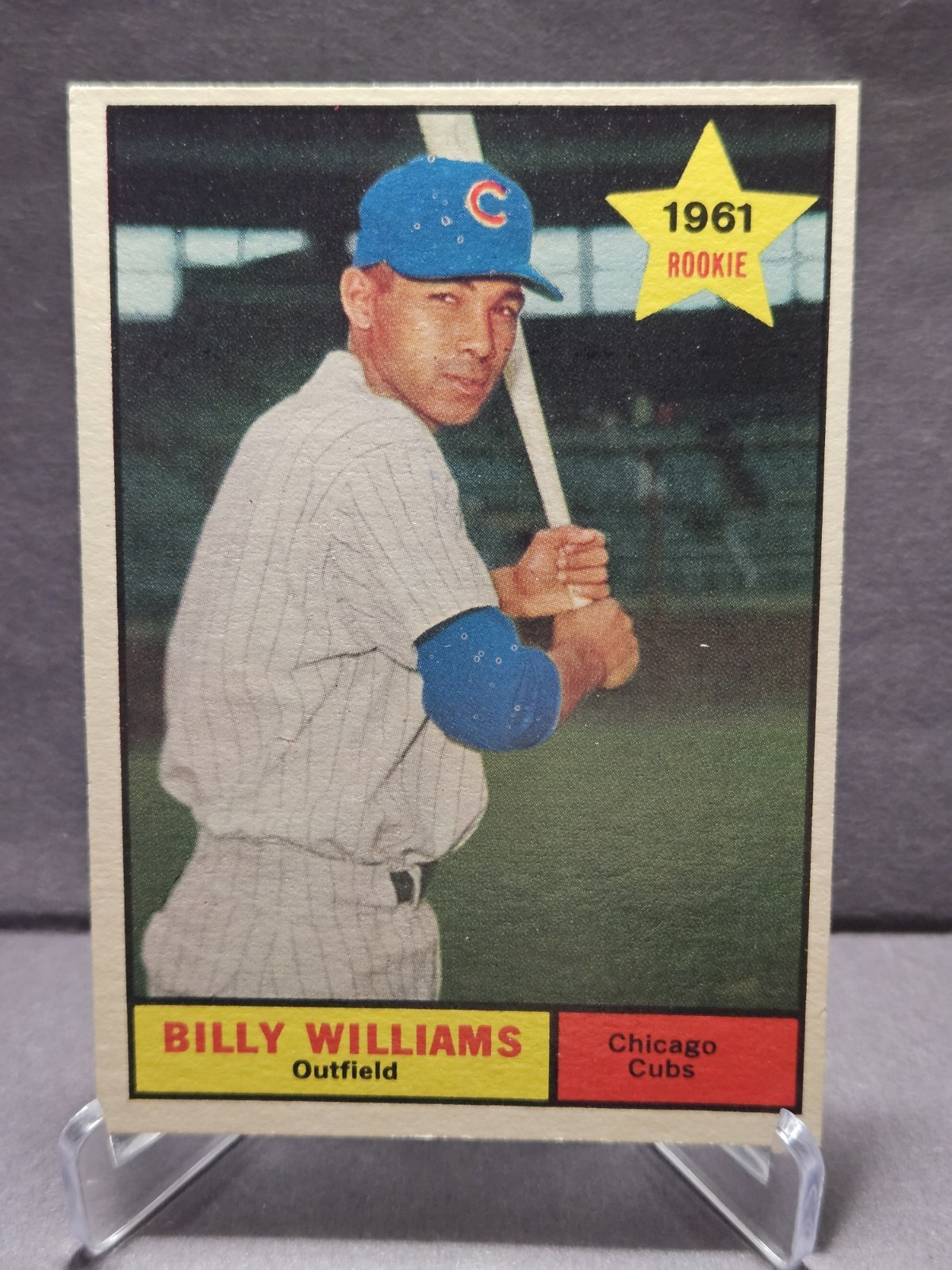 Billy Williams 1961 Topps Set-Break #141 EX Chicago Cubs Rookie Billy Williams 1961 Topps Set-Break #141 EX Chicago Cubs Rookie