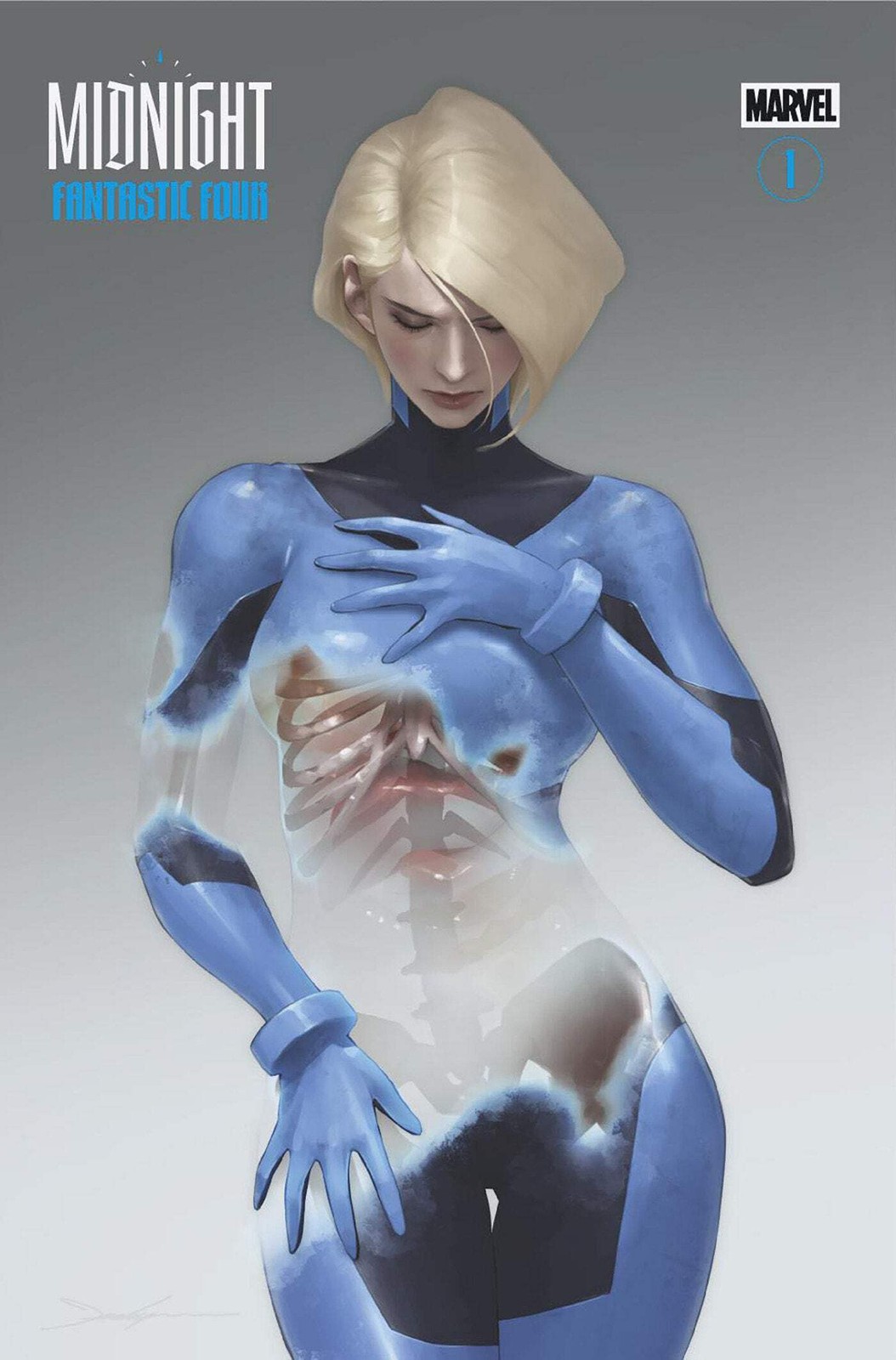 MIDNIGHT FANTASTIC FOUR #1 COVER E JEEHYUNG LEE MIDNIGHT GALLERY 1:25 VAR 1:25 I