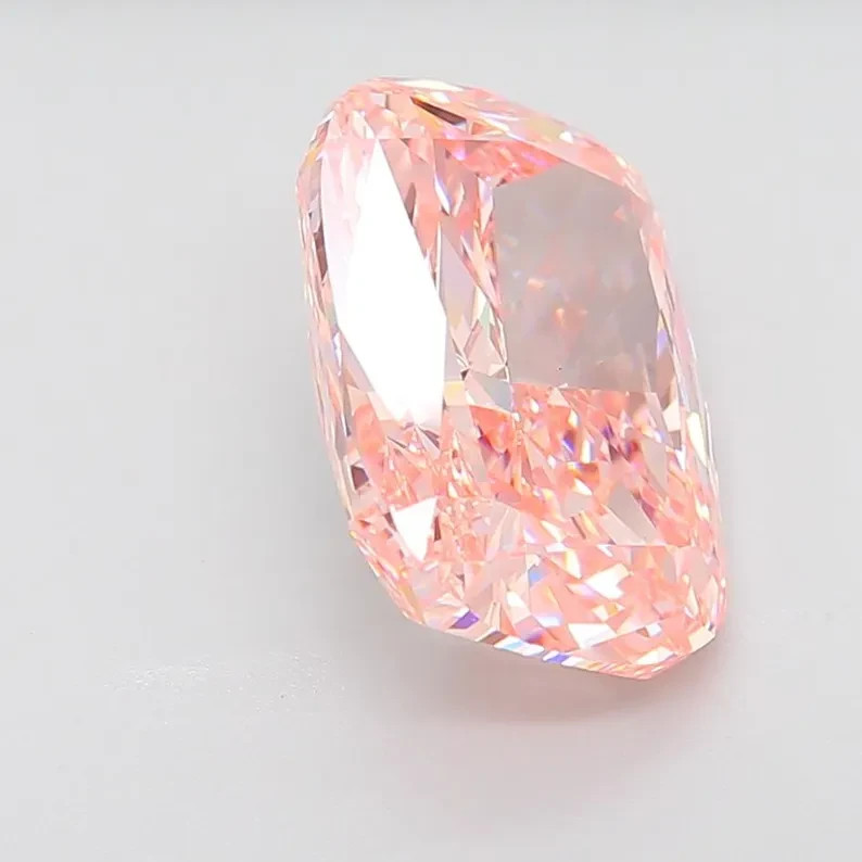CERTIFIED 8.30 Ct Natural pink Diamond Cushion Cut LOOSE VVS1/ 13 mm