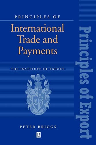 Principles of International Trade and Payments (Institute of Exp