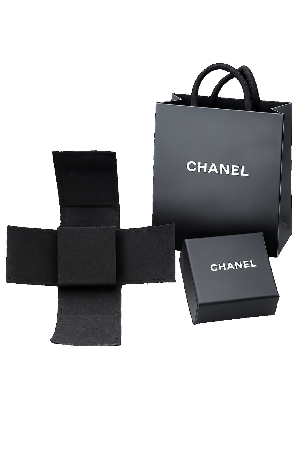 CHANEL Empty Earrings/Pendent Complete Gift Box Set 2.60\ CHANEL Empty Earrings/Pendent Complete Gift Box Set 2.60\