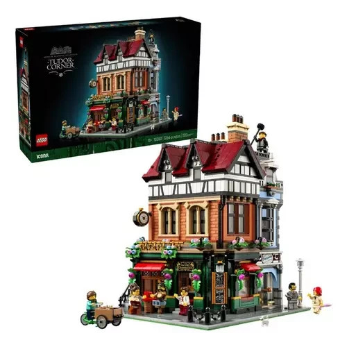LEGO 18+ Icons Tudor Corner 10350 Building Set, 3266 Pieces (US STOCK)