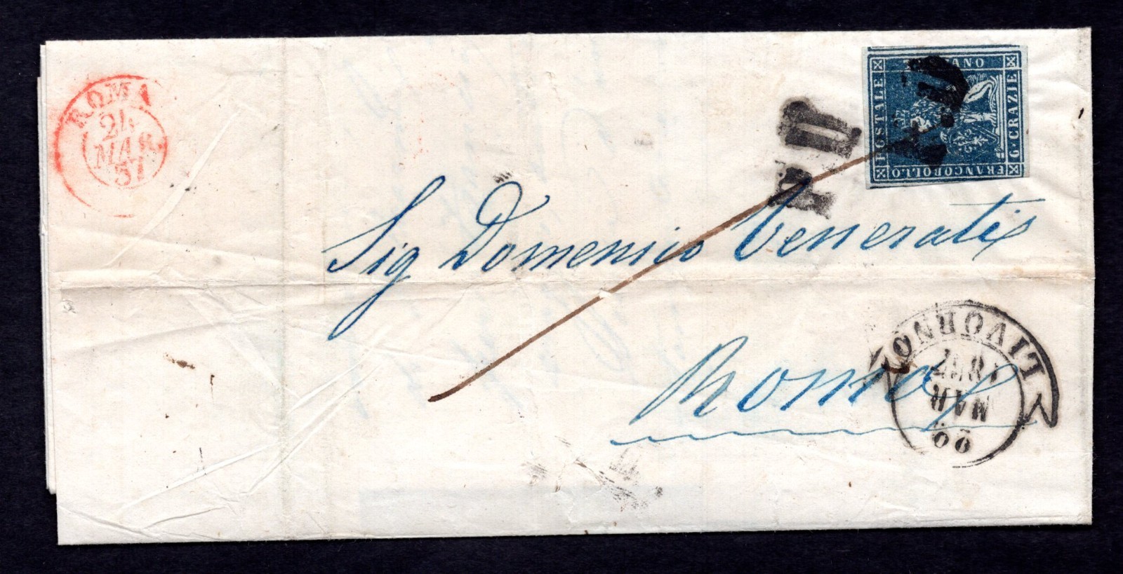 Italy Tuscany 1857 \
