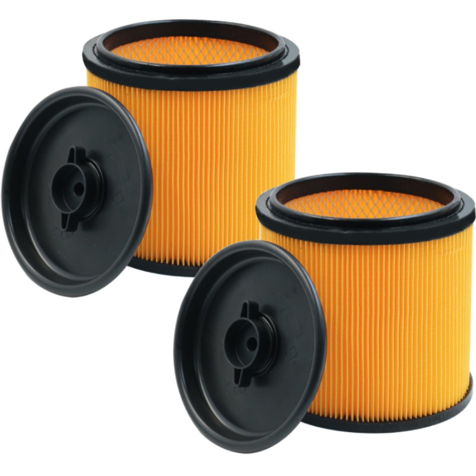 2 Pack Replacement for Vacmaster Filter, VCFS Shop Vac Filters 2 PACK, Yellow 2 Pack Replacement for Vacmaster Filter, VCFS Shop Vac Filters 2 PACK, Yellow