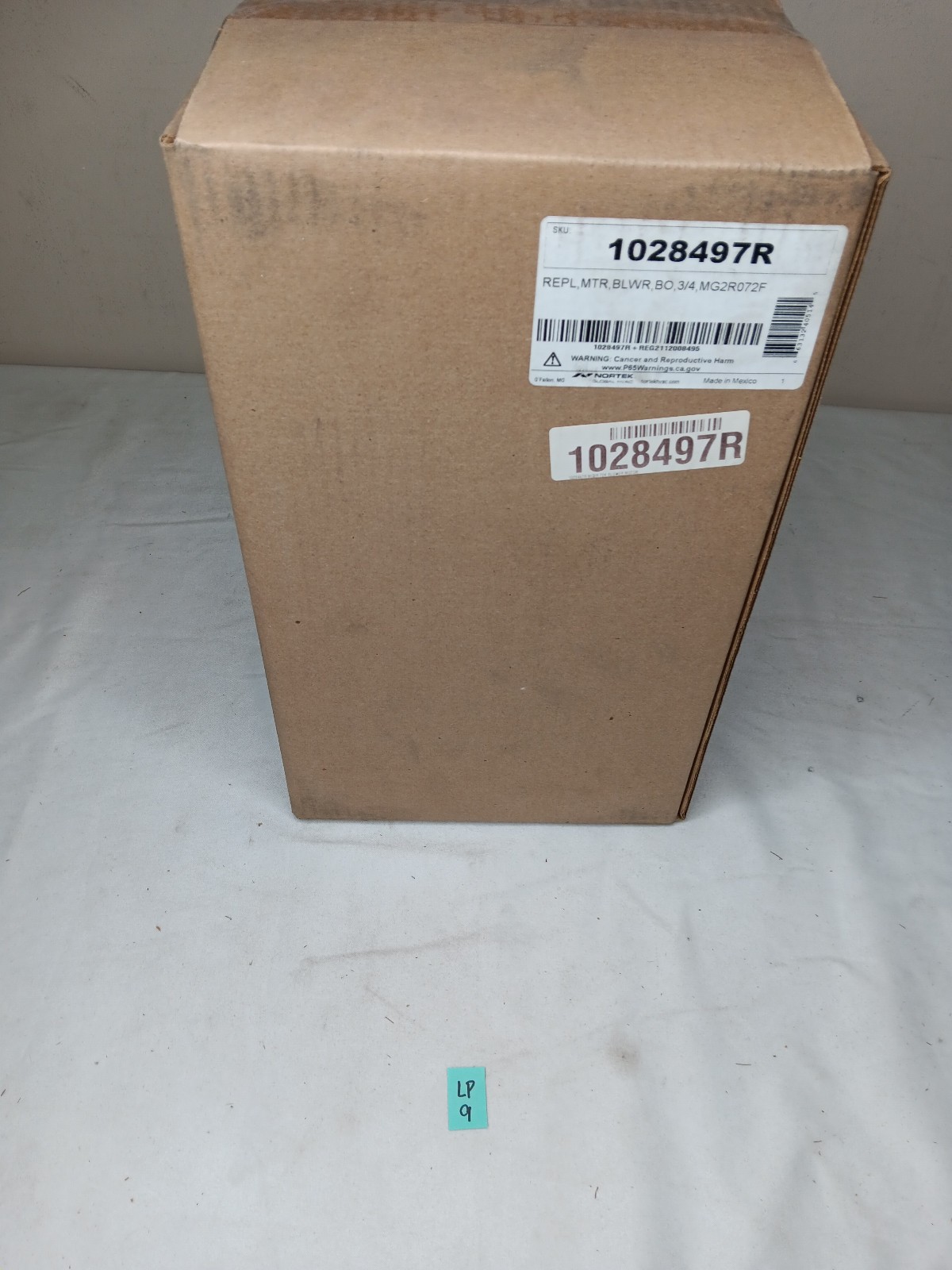 NORDYNE 1028497R REPL, MTR, BLWR, BO, 3/4, MG2R072F NORDYNE 1028497R REPL, MTR, BLWR, BO, 3/4, MG2R072F