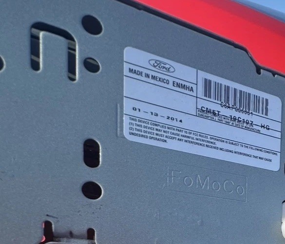 2012-2014 Ford Focus Radio Receiver OEM CM5T19C107AG