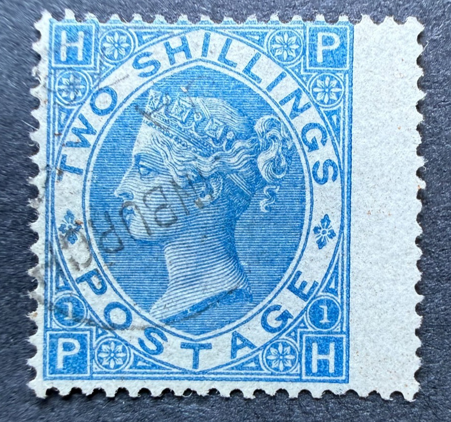 QV GB SG.119 2/- DEEP BLUE WELL CENTERED WING MARGIN Good Perf. VF QV GB SG.119 2/- DEEP BLUE WELL CENTERED WING MARGIN Good Perf. VF