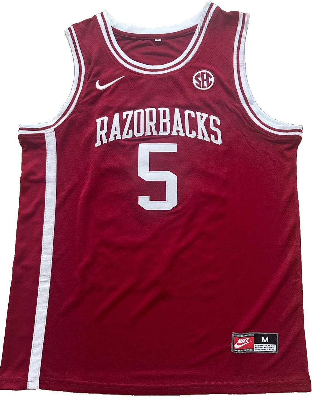 Darius Acuff Jr Arkansas Razorbacks Jersey Stitched RARE Men Medium M New Kings