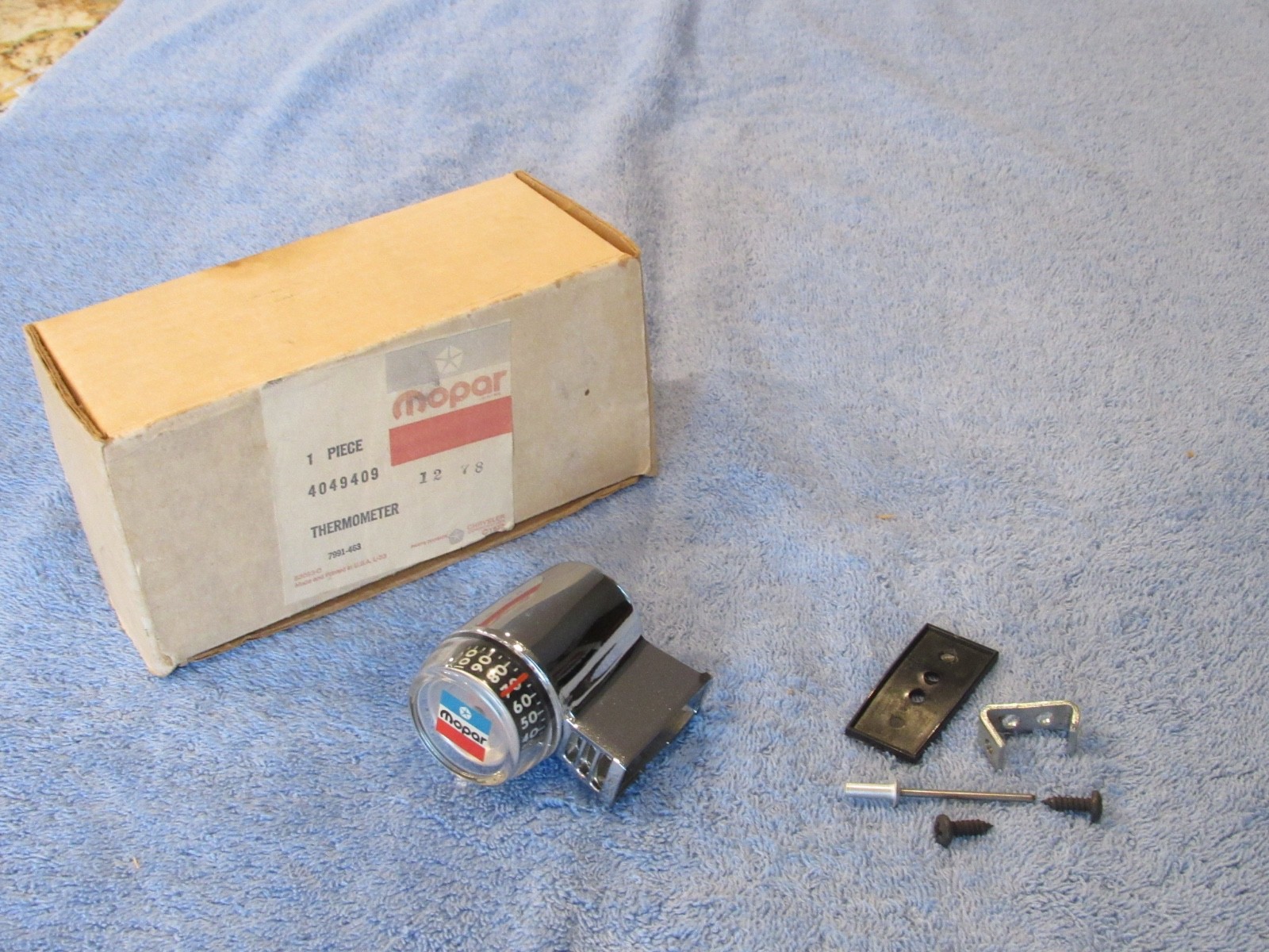 Vintage NOS Mopar Accessory THERMOMETER Car Truck Van Pickup 1970\'s 1980\'s Vintage NOS Mopar Accessory THERMOMETER Car Truck Van Pickup 1970\'s 1980\'s