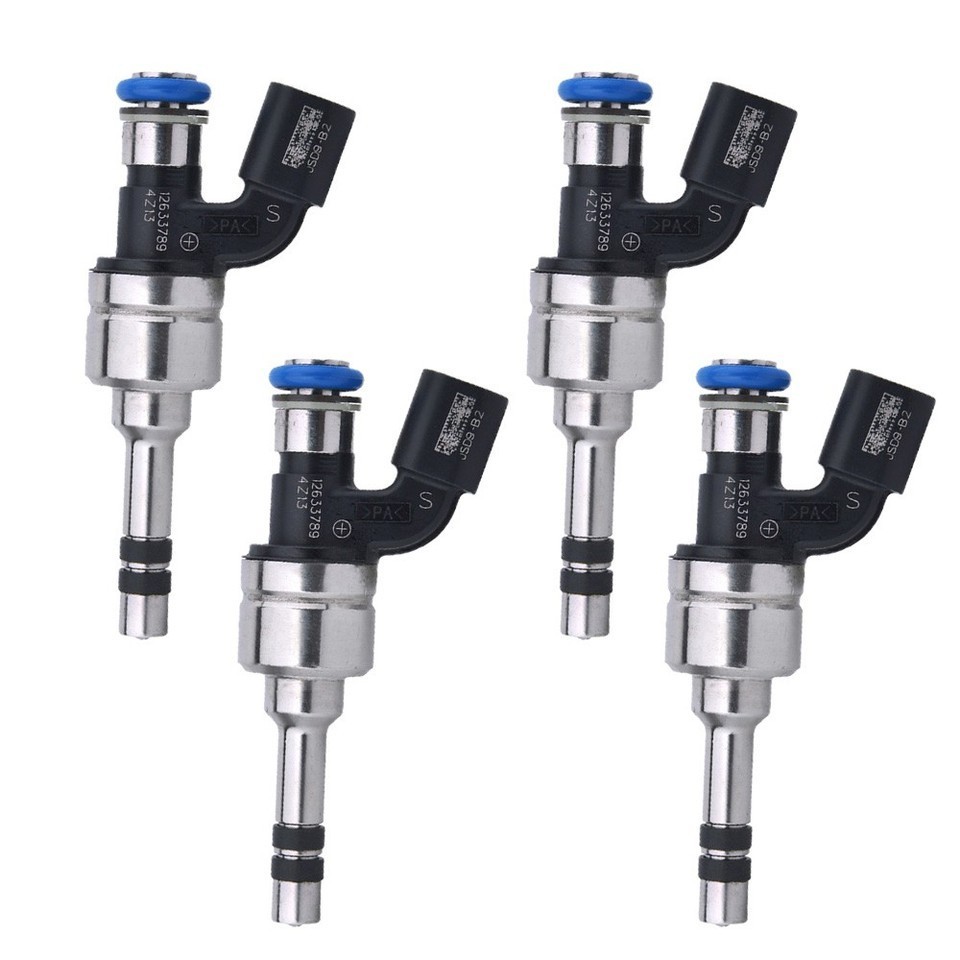 x4 OEM ACDelco Fuel Injectors for 2013 2014 Chevrolet Malibu 2.0L #12633789