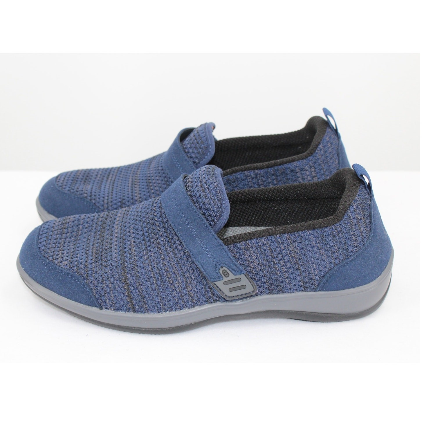OrthoFeet 823 Women\'s Blue Quincy Stretch Arch Support Size 9.5D Wide OrthoFeet 823 Women\'s Blue Quincy Stretch Arch Support Size 9.5D Wide