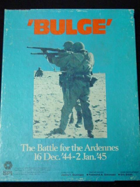 SPI 1979 - BULGE - The Battle for the Ardennes Game 1944 (PUN) EX