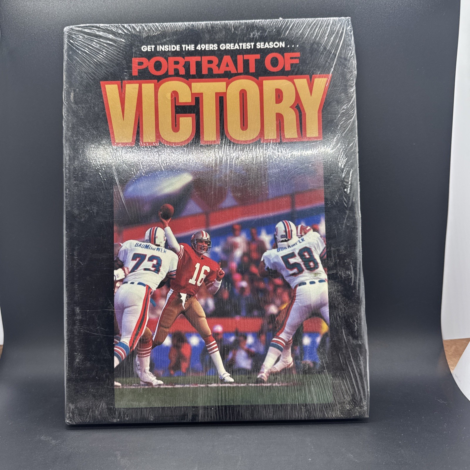 Vintage 49ers Book Portrait of Victory The Season 1985 Hardcover NFL Football SF Vintage 49ers Book Portrait of Victory The Season 1985 Hardcover NFL Football SF