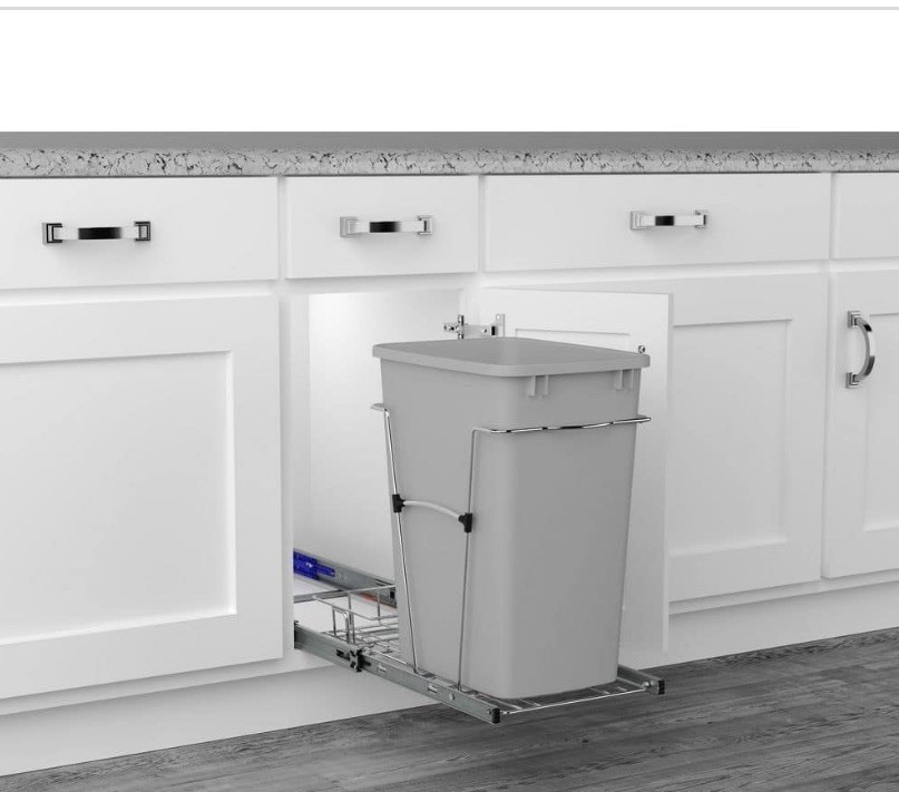 Rev-A-Shelf RV-SC Series 35 qt Pullout Waste Container Soft-Close Rev-A-Shelf RV-SC Series 35 qt Pullout Waste Container Soft-Close