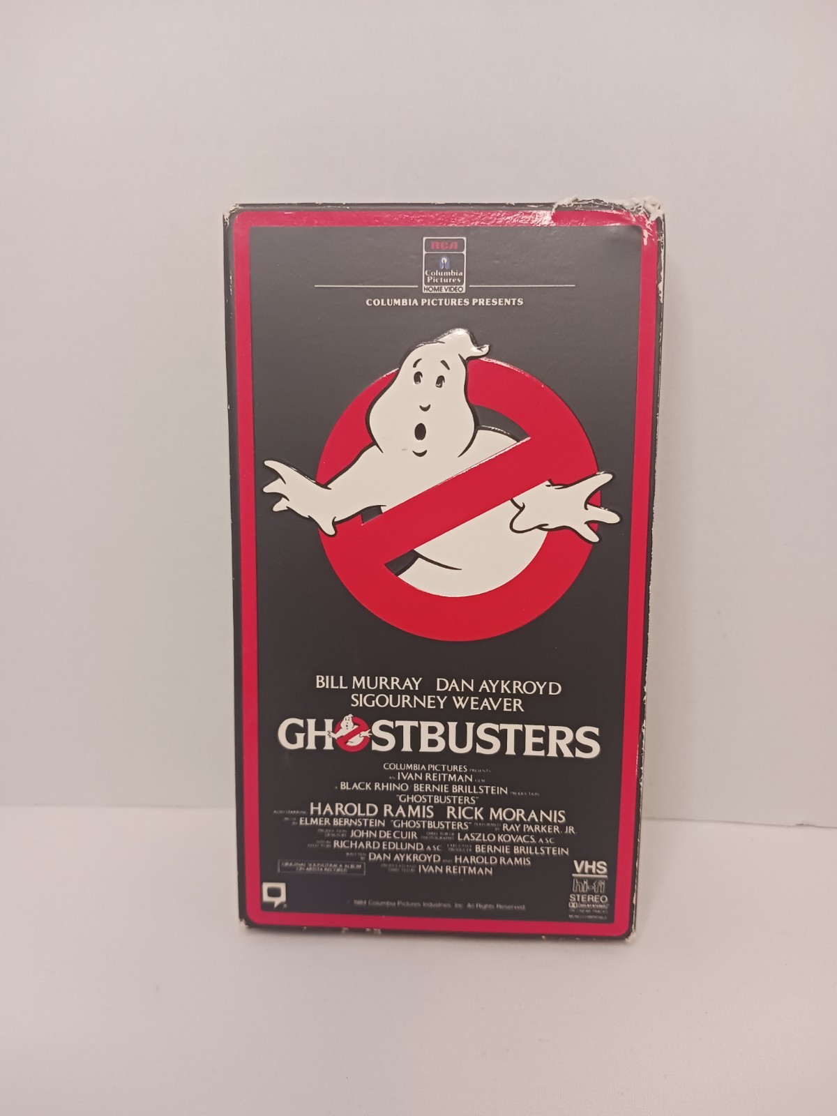 Vintage 1985 Ghostbusters RCA Columbia Pictures Home Video VHS With Slipcover Vintage 1985 Ghostbusters RCA Columbia Pictures Home Video VHS With Slipcover