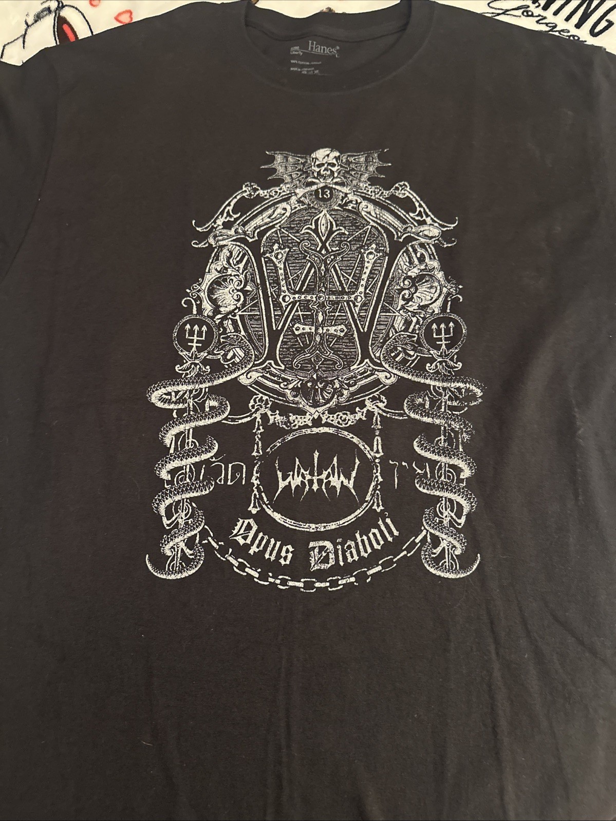 Watain Opus Diaboli Exclusive Shirt Comes Only Cd/DVD Box Large