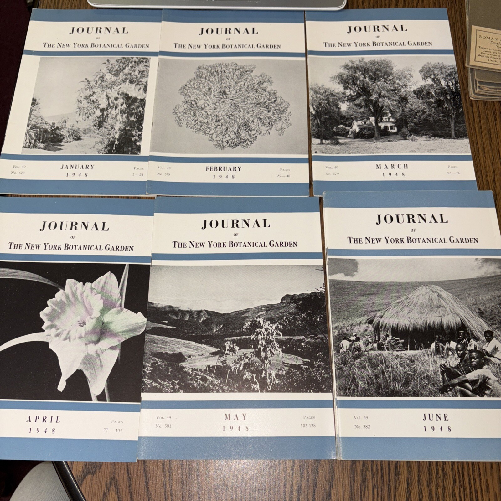 Jan - Dec 1948 Journal of The New York Botanical Garden - 12 Issues Vintage