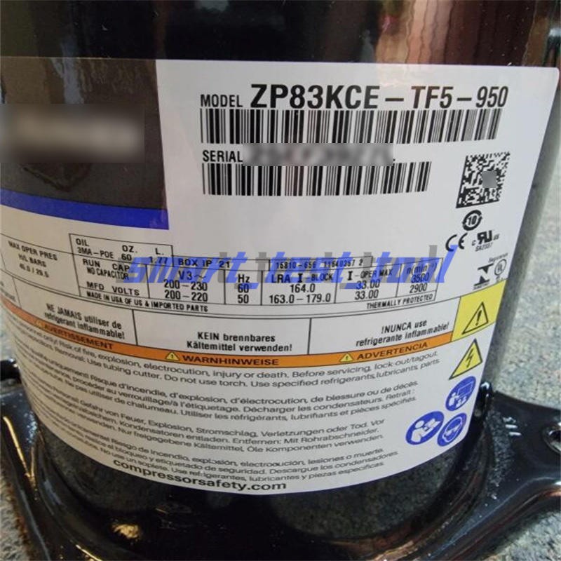 ONE NEW ZP83KCE-TF5-950 Scroll Compressor