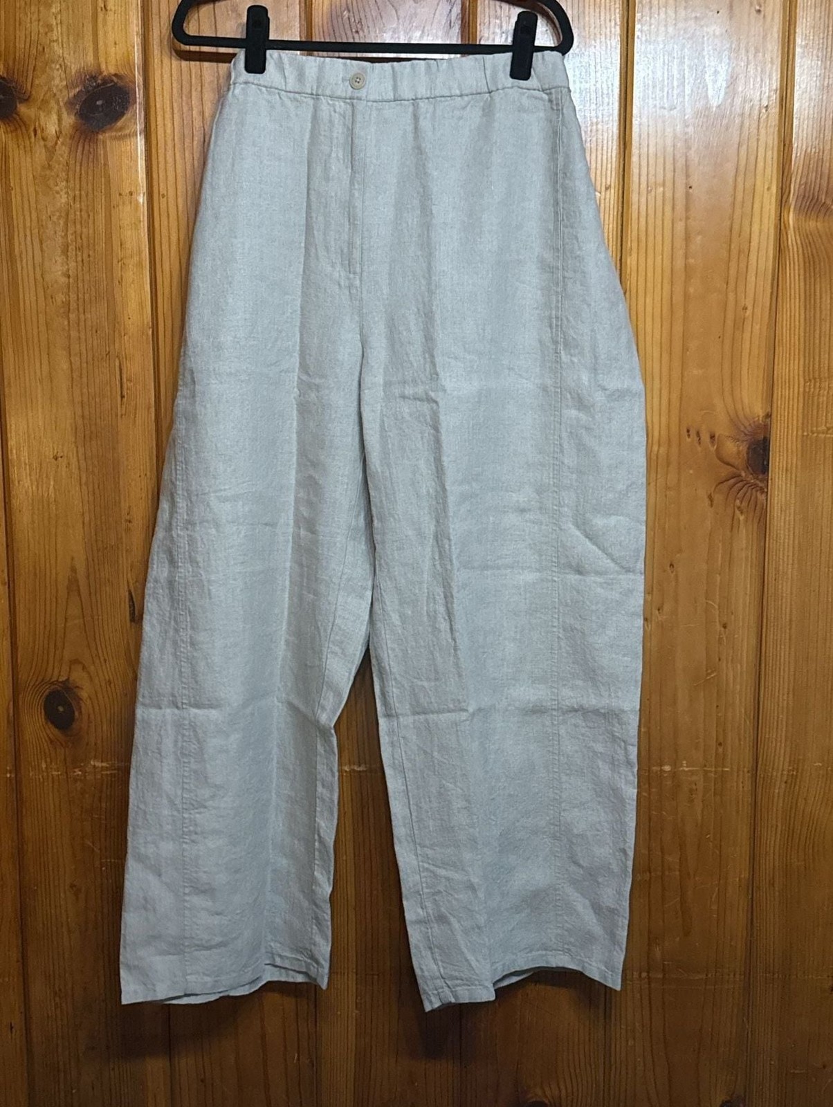 Eileen Fisher Wide Ankle Pant Size 1X Unnat Linen Natural New Eileen Fisher Wide Ankle Pant Size 1X Unnat Linen Natural New