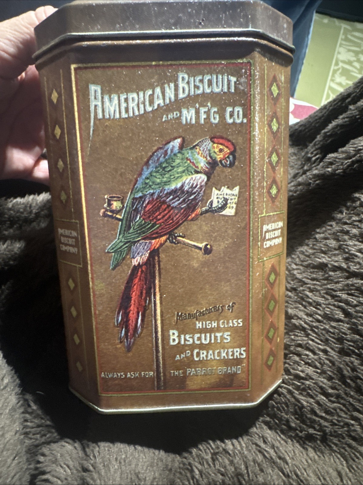 Vintage American Biscuit Co. High Class Biscuits And Crackers Parrot Brand Vintage American Biscuit Co. High Class Biscuits And Crackers Parrot Brand