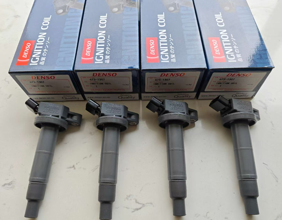 4X DENSO Ignition Coil for Toyota Camry 2002-2011 2.4 L4 90919-02244 673-1307