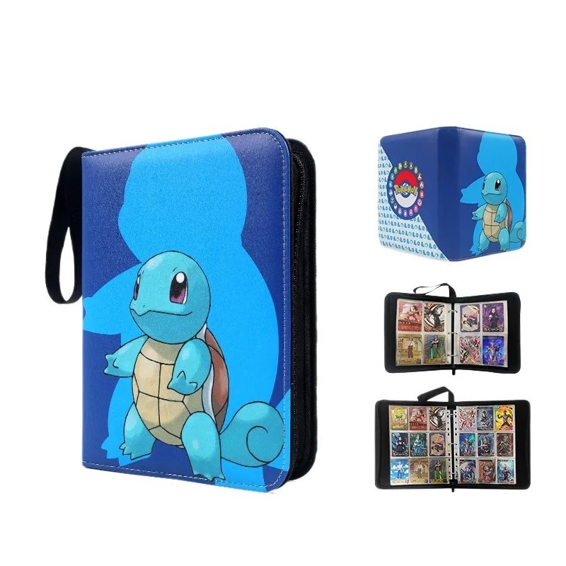 Card Binder for Pokemon Cards Holder Fits 400 Cards w/ 50 Removable Sleeves