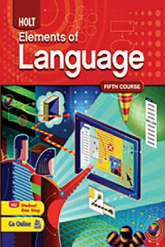 Holt Elements of Language, Fifth Course - Hardcover - GOOD Holt Elements of Language, Fifth Course - Hardcover - GOOD