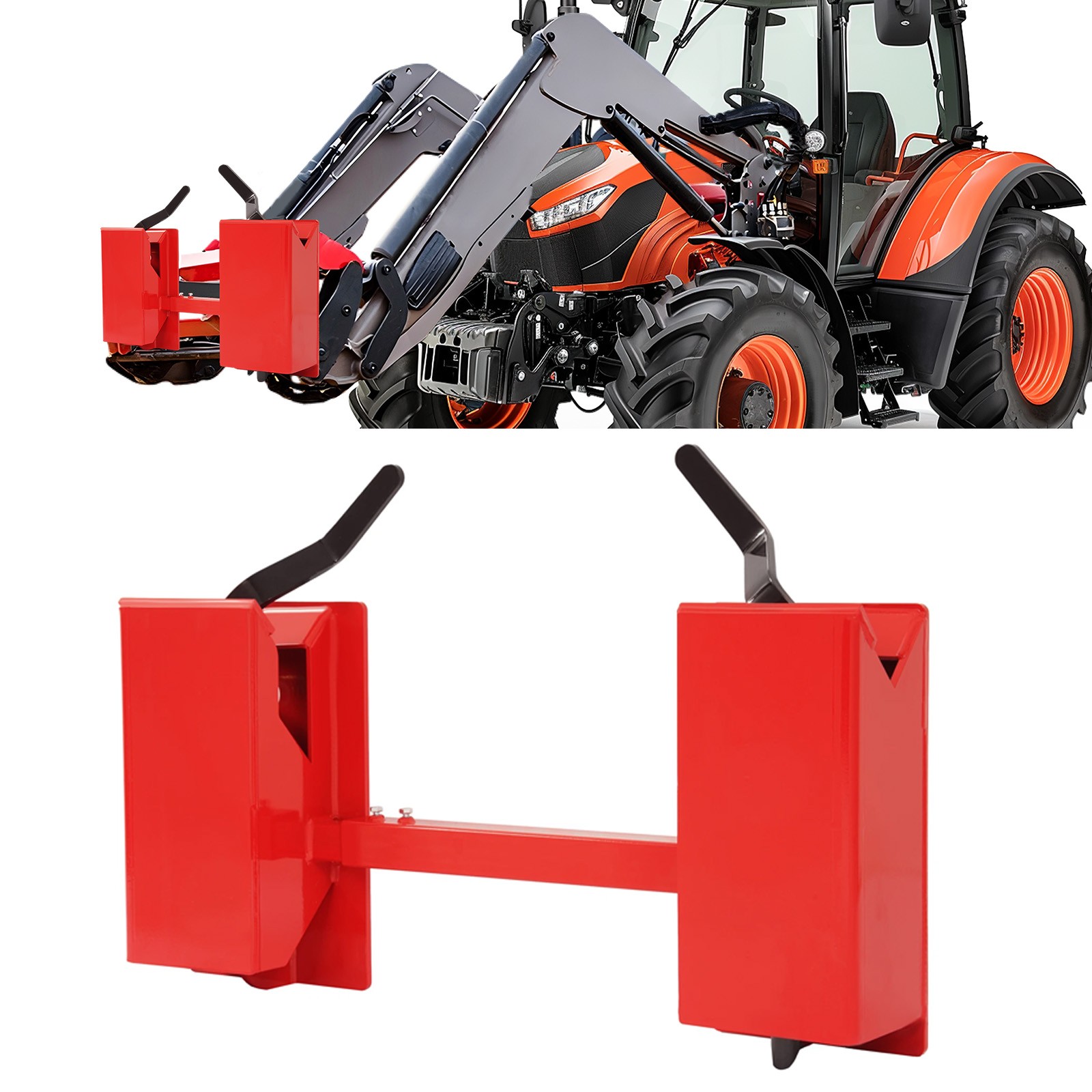 4000lb Skid Steer Quick Tach Conversion Adapter Attach w/ Adjustable Cross Brace 4000lb Skid Steer Quick Tach Conversion Adapter Attach w/ Adjustable Cross Brace