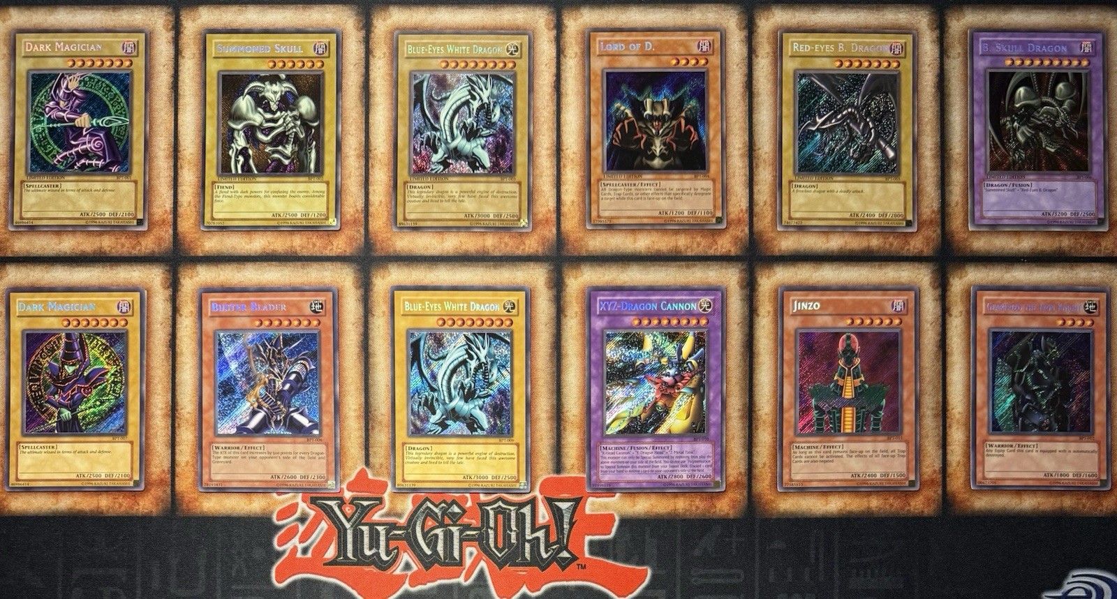 BPT 2002 & 2003 Yu gi oh Collector’s Tin Complete Set (12 Cards)