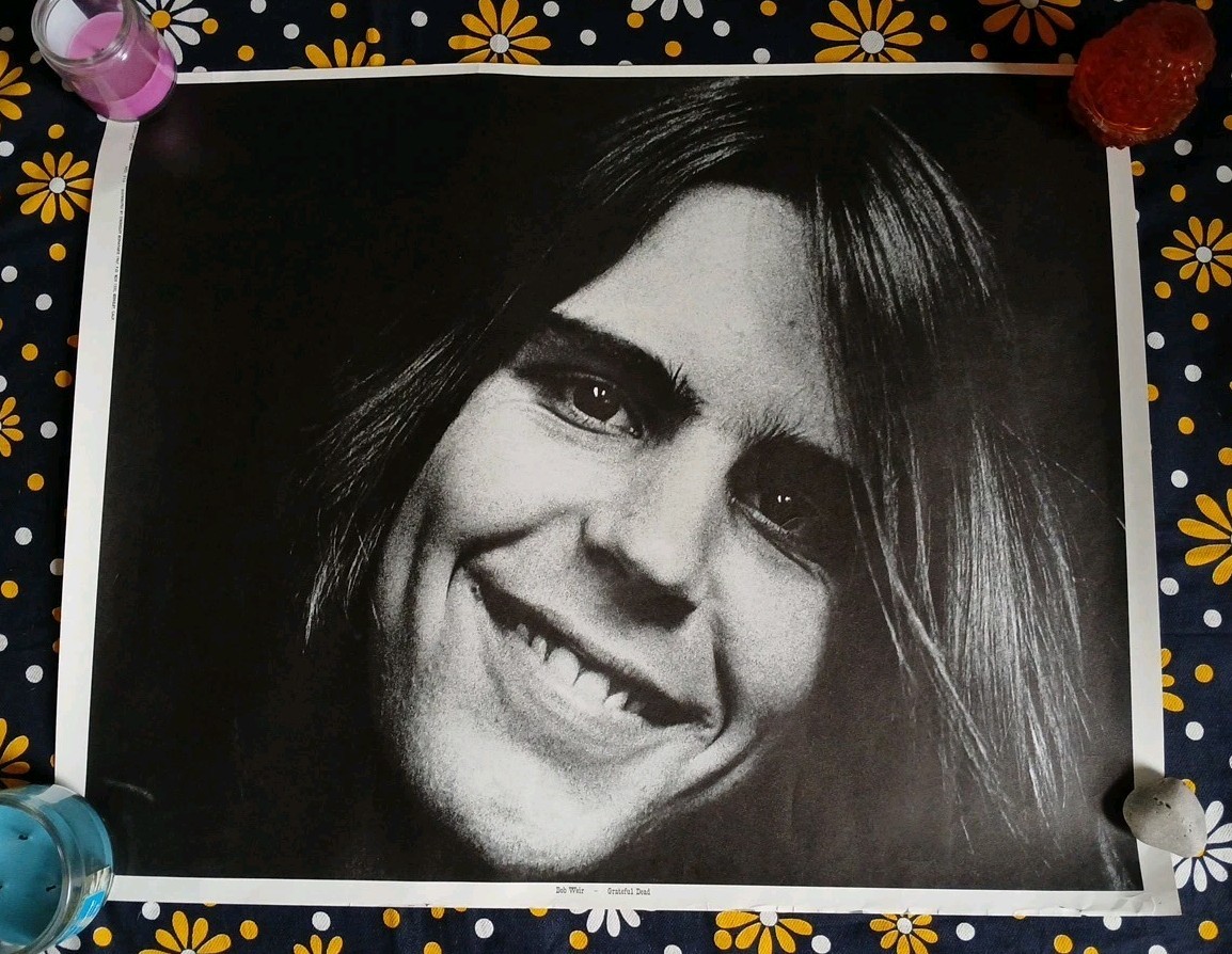 Grateful Dead Bobby Weir Vintage 1967 Poster Grateful Dead Bobby Weir Vintage 1967 Poster