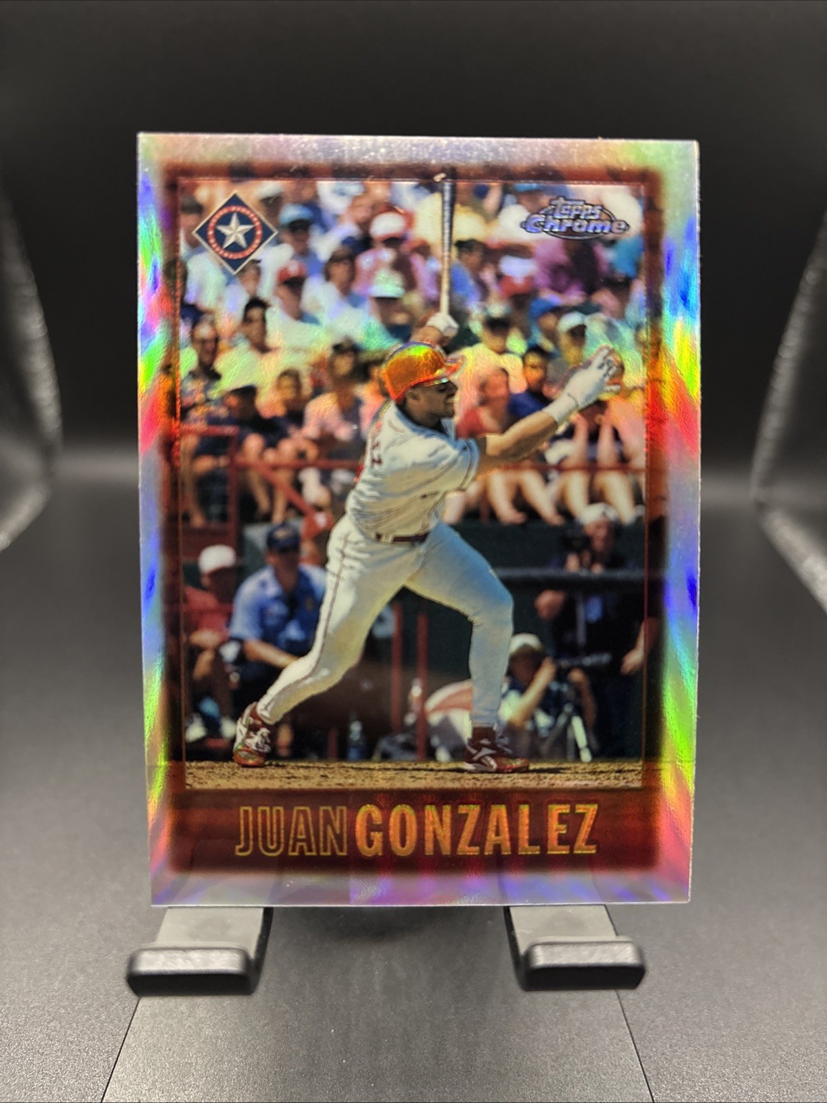 1997 Topps Chrome Refractor Juan Gonzalez #47