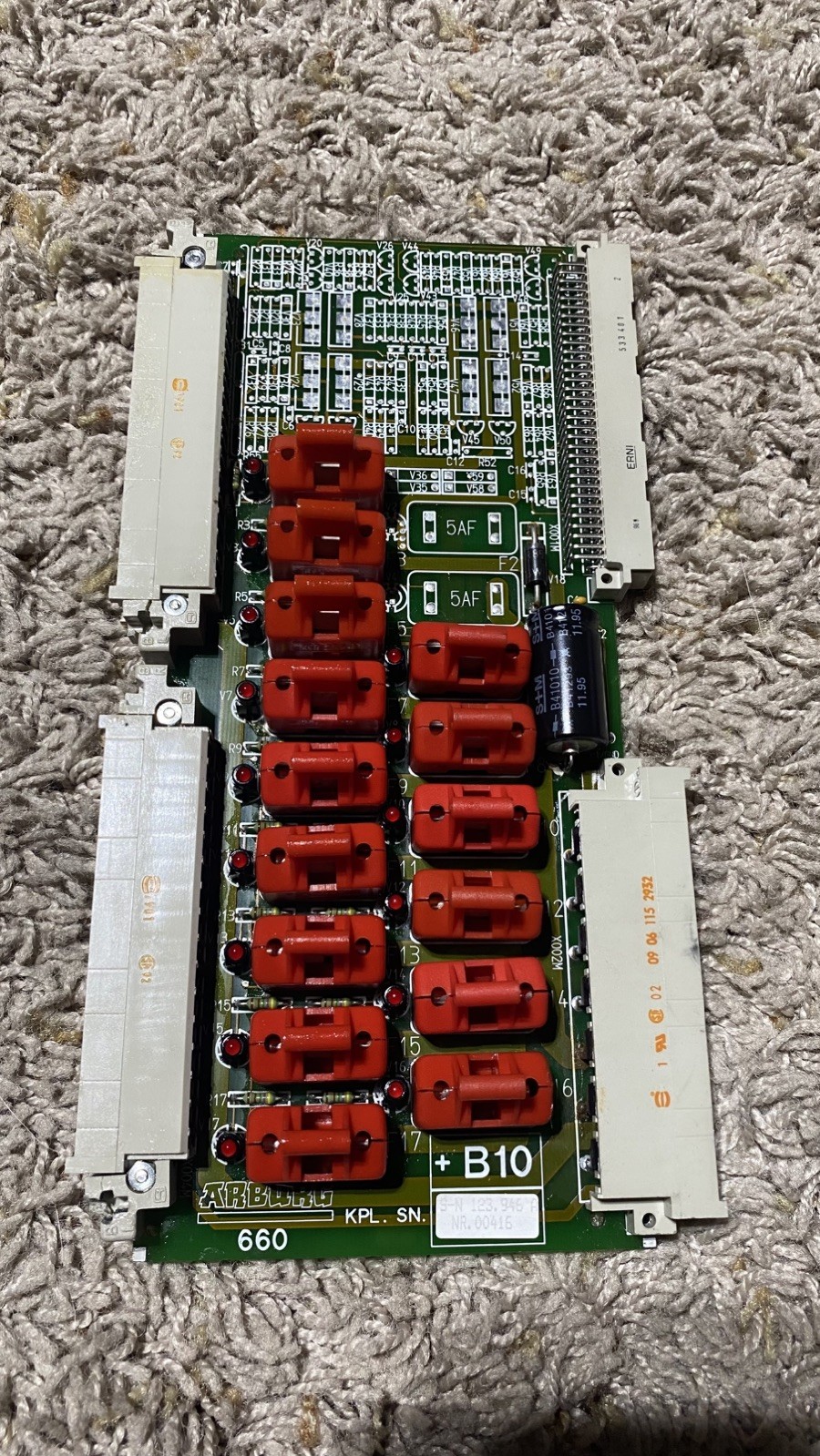Arburg ARB 660 Circuit Board Arburg ARB 660 Circuit Board