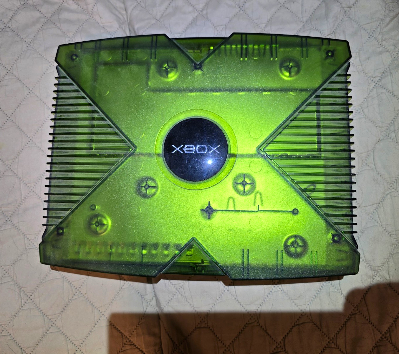 Microsoft Xbox Halo Special Edition Green Console w/ Wired Controller