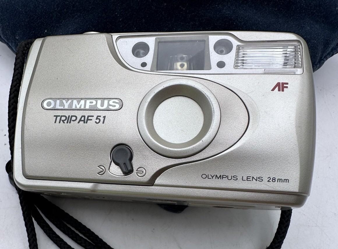 Olympus Trip AF 51 35mm Vintage Film Camera Point & Shoot TESTED Olympus Trip AF 51 35mm Vintage Film Camera Point & Shoot TESTED