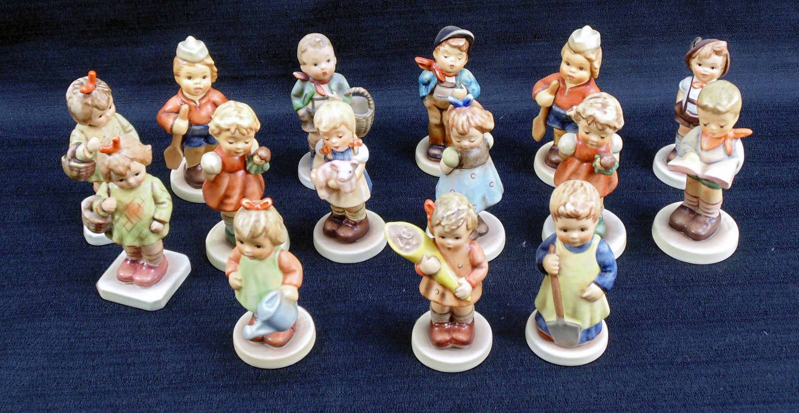 Lot of 15 Hummel Goebel M.I. Club Exclusive Figurines 3 3/4 Lot of 15 Hummel Goebel M.I. Club Exclusive Figurines 3 3/4